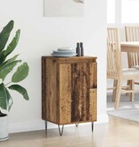 VidaXL Dressoir Wandgemonteerd Oudhout 40 x 35 x 70 cm Bewerkt hout