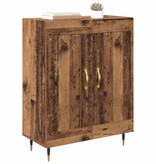 VidaXL Dressoir Oudhout 69,5 x 34 x 90 cm Bewerkt hout