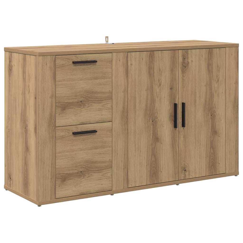 VidaXL artisanaal eikenkleurig 100 x 33 x 59,5 cm Bewerkt hout