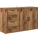 VidaXL met lade Oud hout 100 x 33 x 59,5 cm Bewerkt hout