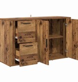 VidaXL met lade Oud hout 100 x 33 x 59,5 cm Bewerkt hout