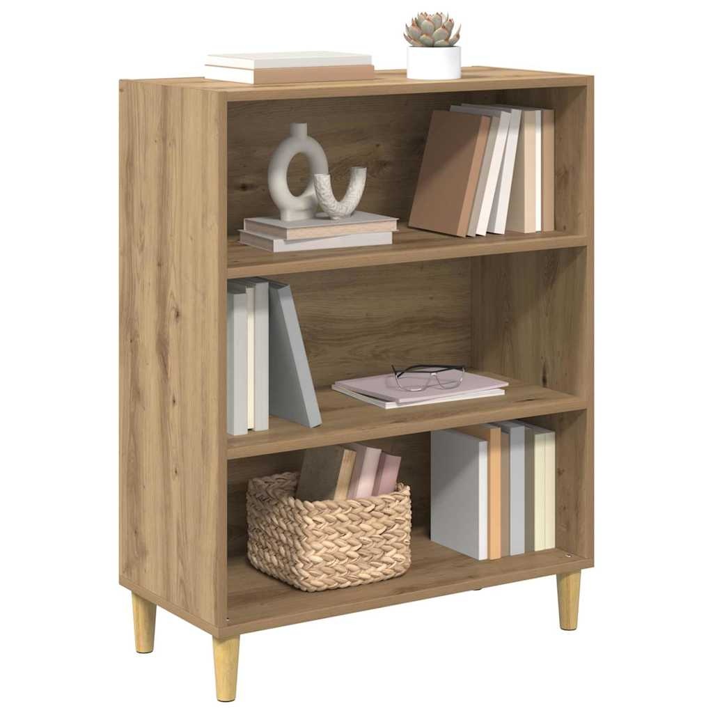 VidaXL Dressoir Artisan Eiken 69,5 x 32,5 x 90 cm Bewerkt hout