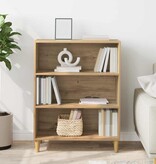 VidaXL Dressoir Artisan Eiken 69,5 x 32,5 x 90 cm Bewerkt hout