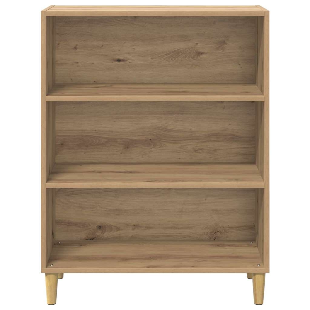VidaXL Dressoir Artisan Eiken 69,5 x 32,5 x 90 cm Bewerkt hout