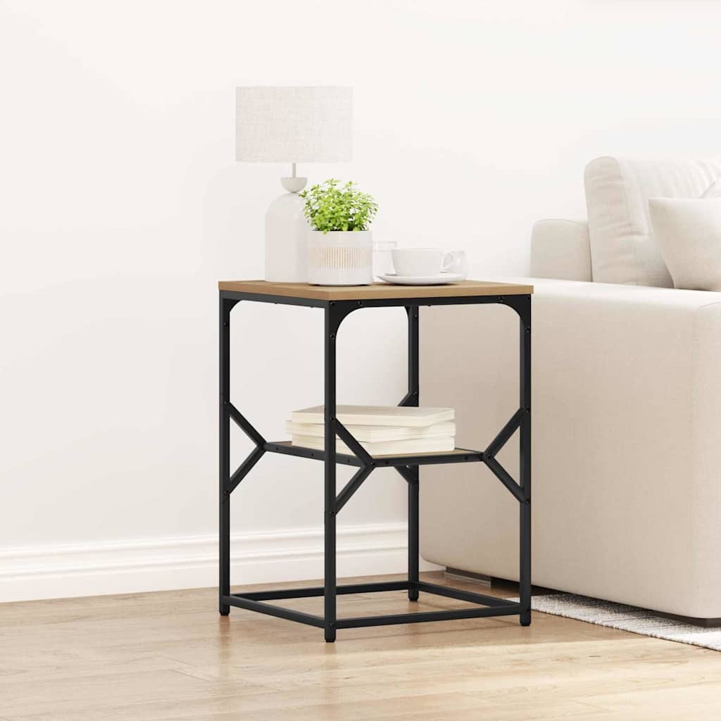 VidaXL Bijzettafel Artisan Eiken 41 x 40 x 60 cm