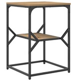 VidaXL Bijzettafel Artisan Eiken 41 x 40 x 60 cm