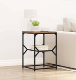 VidaXL Bijzettafel Oud Hout 41 x 40 x 60 cm Engineered hout en staal