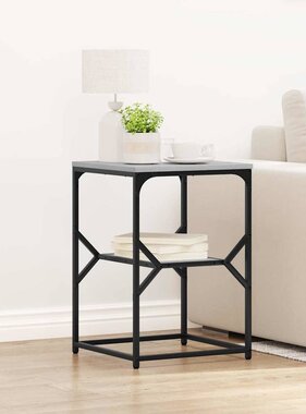 VidaXL Bijzettafel Grijs Sonoma 41 x 40 x 60 cm