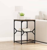 VidaXL Bijzettafel Gerookt eiken 41 x 40 x 60 cm