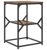 VidaXL Bijzettafel Gerookt eiken 41 x 40 x 60 cm