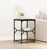 VidaXL Bijzettafel Zwart Eiken 41 x 40 x 60 cm