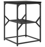 VidaXL Bijzettafel Zwart Eiken 41 x 40 x 60 cm