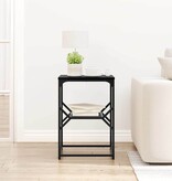 VidaXL Bijzettafel Zwart Eiken 41 x 40 x 60 cm