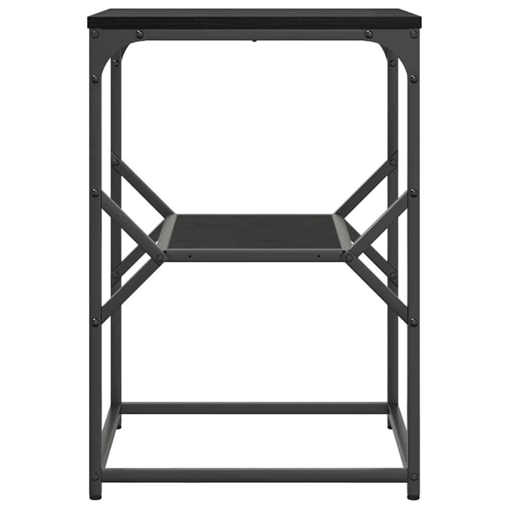 VidaXL Bijzettafel Zwart Eiken 41 x 40 x 60 cm