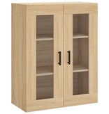 VidaXL Wandkast 69,5x34x90 cm sonoma eikenkleurig