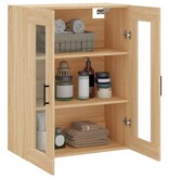 VidaXL Wandkast 69,5x34x90 cm sonoma eikenkleurig