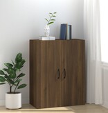 VidaXL Hangkast 69,5x34x90 cm bewerkt hout bruin eikenkleur