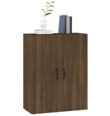 VidaXL Hangkast 69,5x34x90 cm bewerkt hout bruin eikenkleur