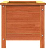 VidaXL Tuin Bloempot Wasbruin 40 x 40 x 39 cm Massief grenenhout