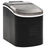 VidaXL IJsblokjesmachine 2,4 L 15 kg/24 u zwart
