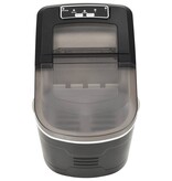 VidaXL IJsblokjesmachine 2,4 L 15 kg/24 u zwart