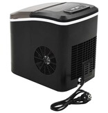 VidaXL IJsblokjesmachine 2,4 L 15 kg/24 u zwart