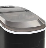 VidaXL IJsblokjesmachine 2,4 L 15 kg/24 u zwart