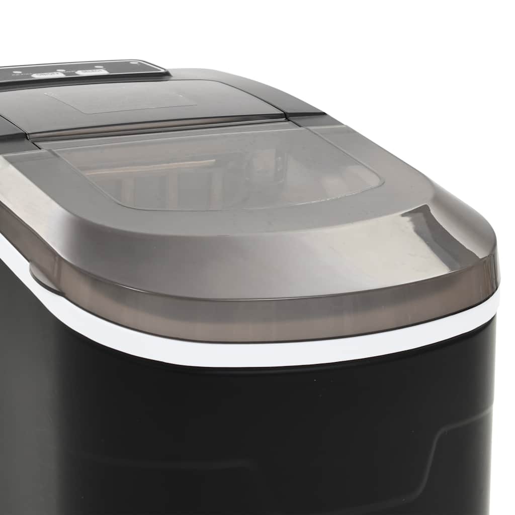 VidaXL IJsblokjesmachine 2,4 L 15 kg/24 u zwart