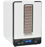 VidaXL Voedseldroger met 10 lades 550 W wit