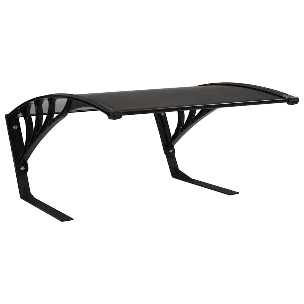 VidaXL Garagedak voor robotmaaier 77x103x46 cm zwart