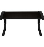 VidaXL Garagedak voor robotmaaier 77x103x46 cm zwart