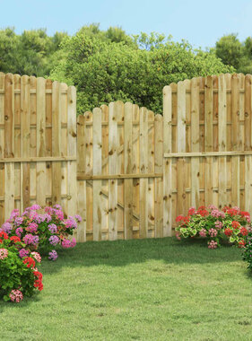 VidaXL Poort 100x150 cm geïmpregneerd grenenhout