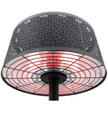 VidaXL Heater Moderna Artix Ultra Smart staand 2000 W roségoud zwart