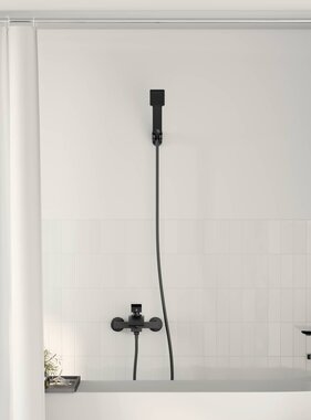 VidaXL Doucheset Zwart G 1 / 2 inch