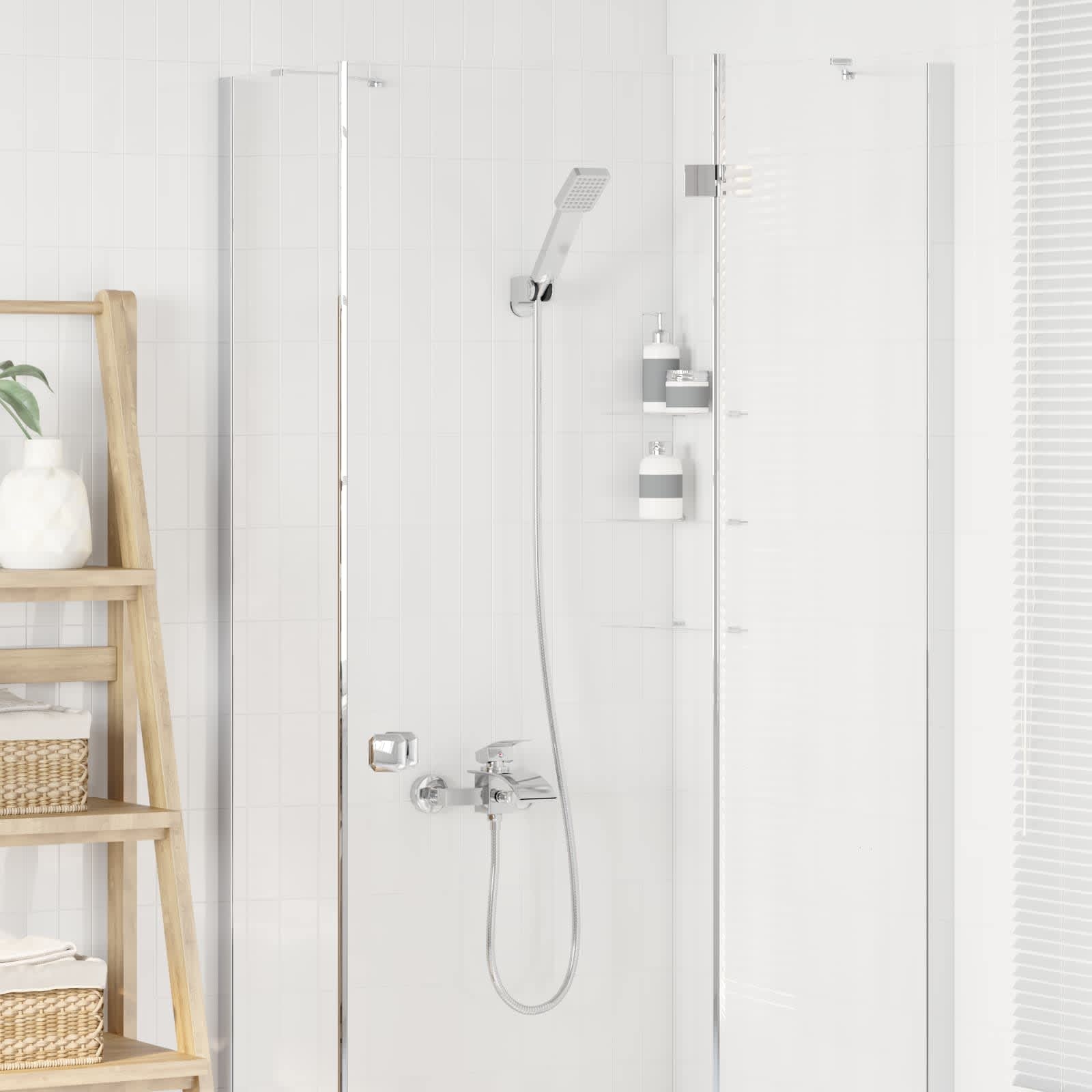 VidaXL Doucheset Chroom G 1 / 2 inch