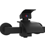 VidaXL Douchemengkraan Zwart G 1 / 2 inch