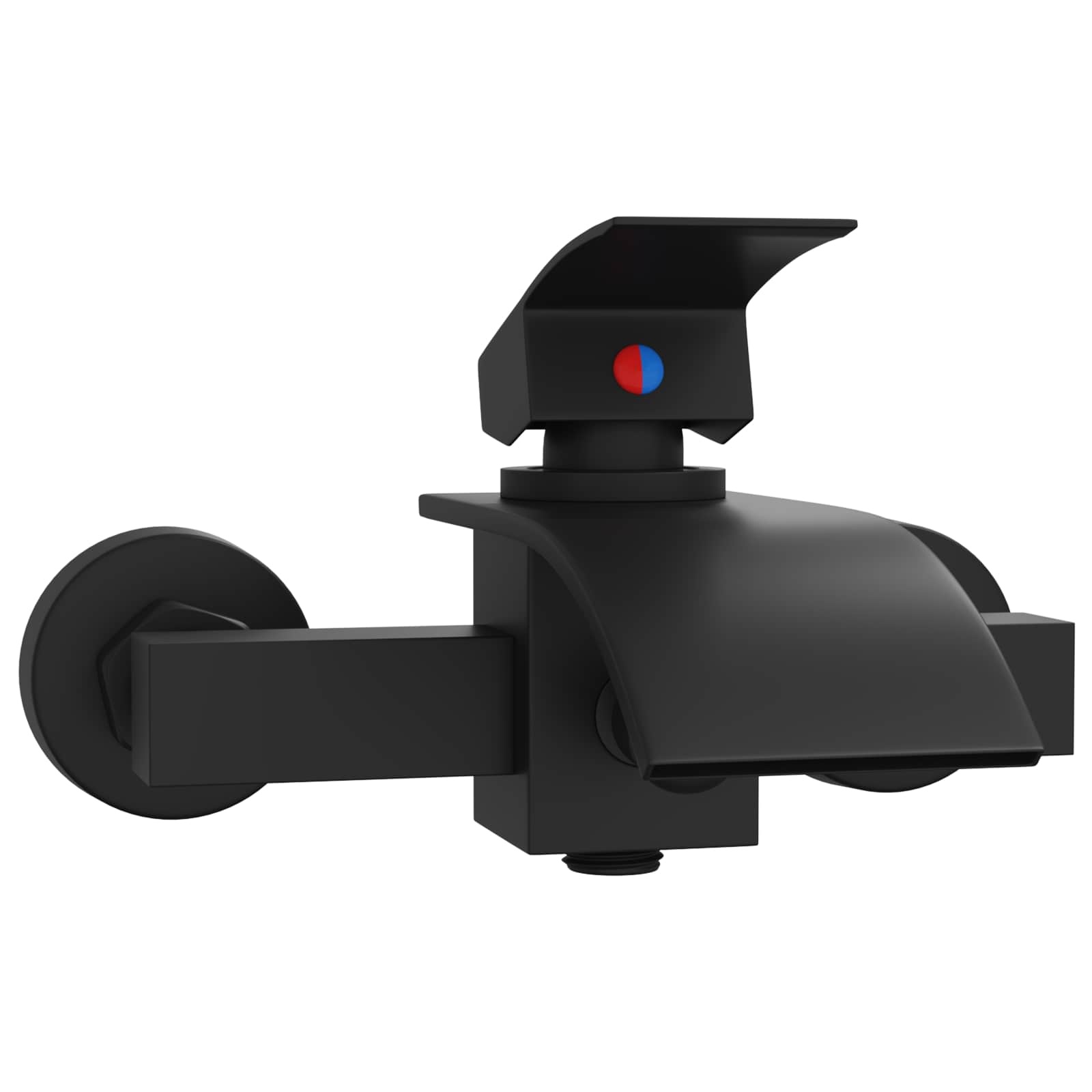 VidaXL Douchemengkraan Zwart G 1 / 2 inch