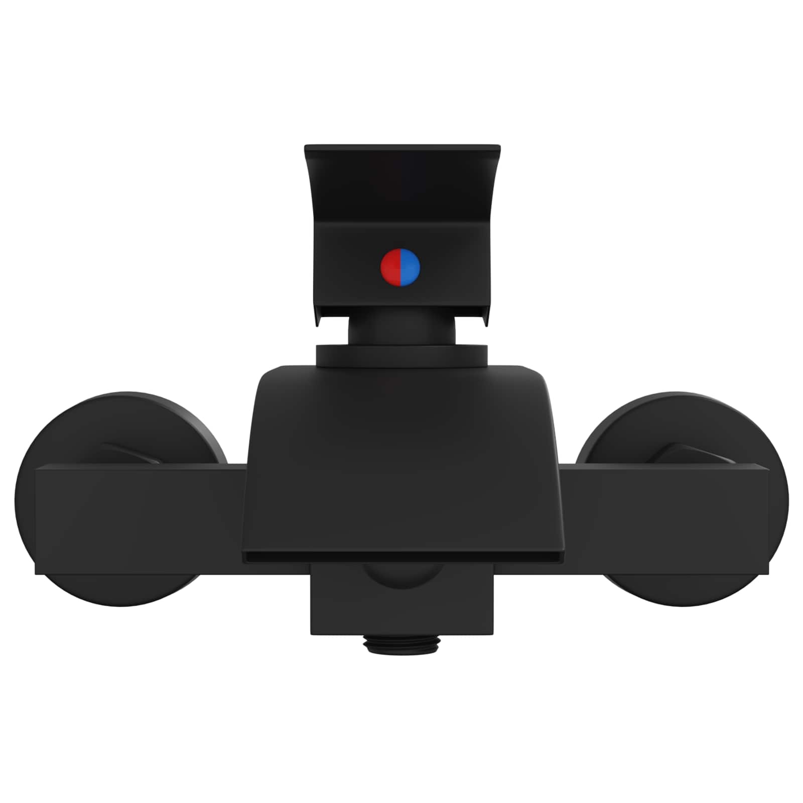 VidaXL Douchemengkraan Zwart G 1 / 2 inch