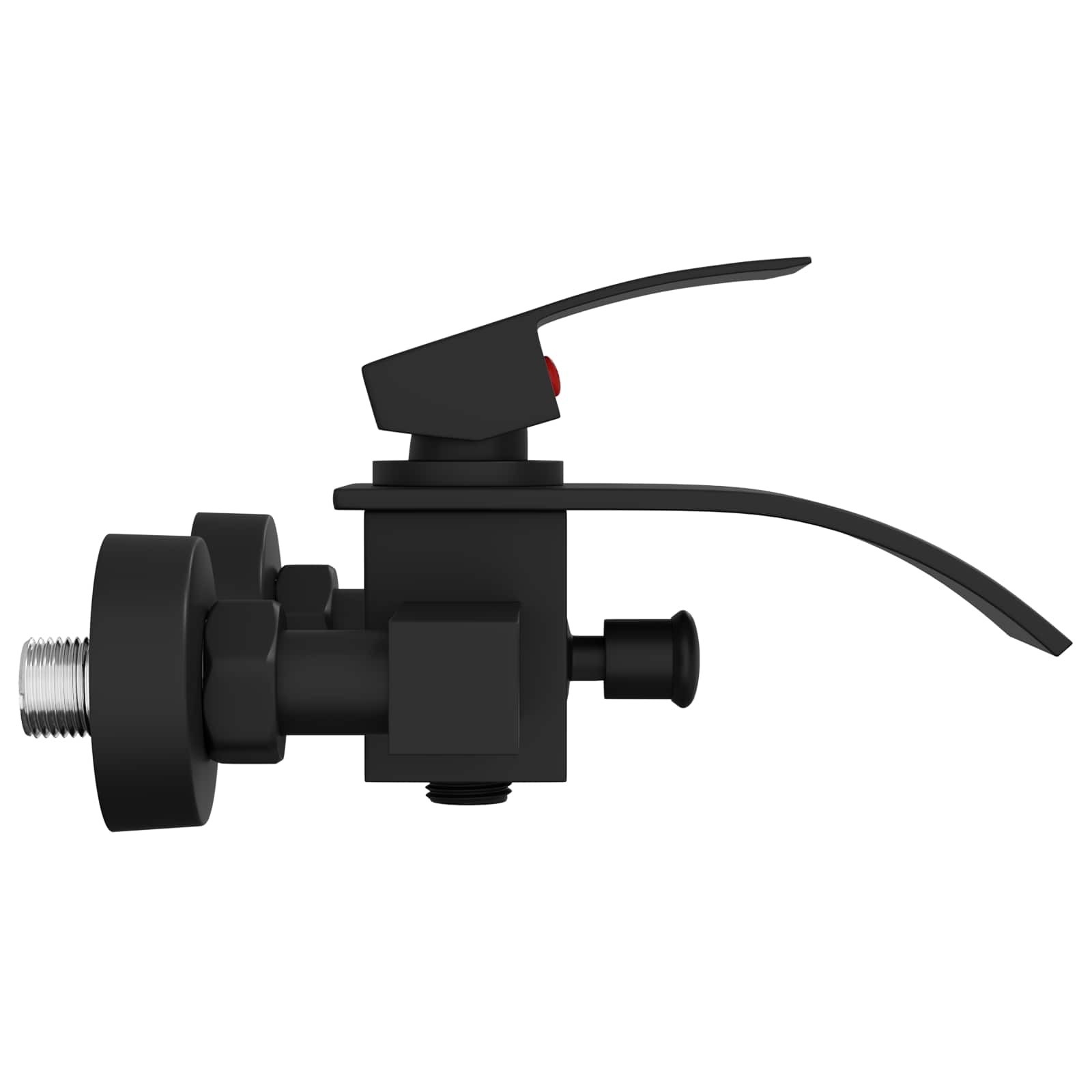 VidaXL Douchemengkraan Zwart G 1 / 2 inch