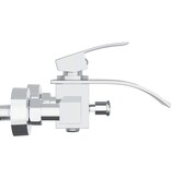VidaXL Douchemengkraan Chroom G 1 / 2 inch