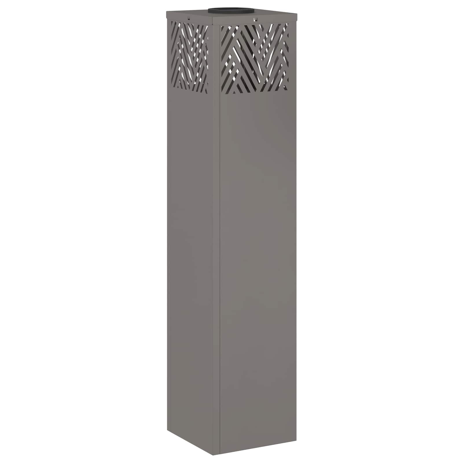 VidaXL Solar LED Pad Licht Visgraat 2 pcs Cortenstaal Cortenstaal