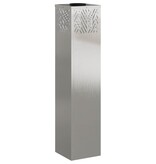 VidaXL Solar LED Pad Licht 2 pcs Roestvrij staal Roestvrij staal