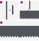 VidaXL Tuinrand 10 pcs Antraciet 100 x 0.05 x 20 cm Koudgewalst staal