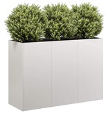 VidaXL Plantenbak 120x40x80 cm roestvrij staal