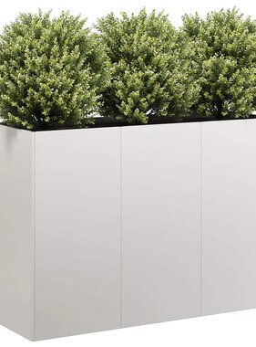 VidaXL Plantenbak 120x40x80 cm roestvrij staal