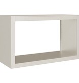 VidaXL Brandhoutrek 100x40x60 cm weervast staal