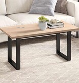 VidaXL Tafelblad rechthoekig 100x50x2,5 cm massief grenenhout