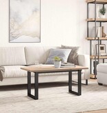 VidaXL Tafelblad rechthoekig 100x50x2,5 cm massief grenenhout