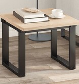 VidaXL Tafelblad vierkant 50x50x2,5 cm massief grenenhout