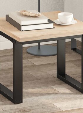 VidaXL Tafelblad vierkant 50x50x2,5 cm massief grenenhout